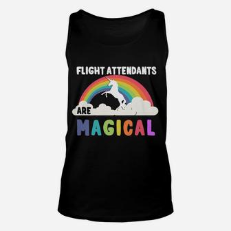 Flight Attendants Are Magical Unisex Tank Top | Crazezy