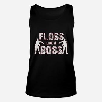 Floss Like A Boss Rapper Dance Moves Keep Flossing Stay Dancing Unisex Tank Top | Crazezy AU