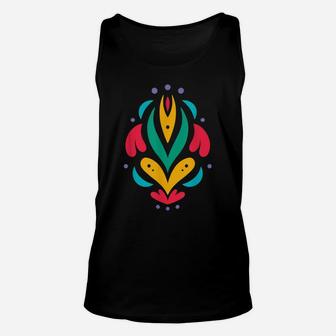 Flower Otomi Nature Colorful Beautiful Plant Unisex Tank Top | Crazezy