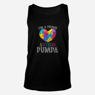 For Autism Pumpa Cute Puzzle Heart Awareness Unisex Tank Top - Monsterry UK