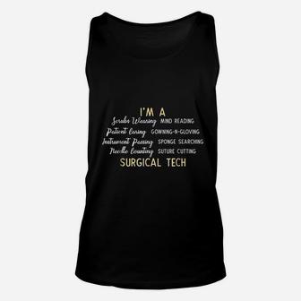For Surgical Techs Unisex Tank Top | Crazezy CA