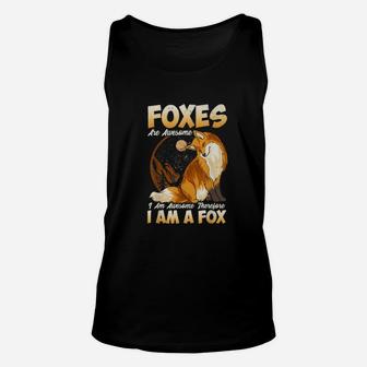 Foxes Are Awesome Im A Fox Unisex Tank Top - Thegiftio UK