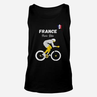 France Bike French Bicycle Racing Paris Bike Love Unisex Tank Top - Monsterry UK