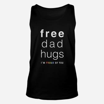 Free Dad Hugs Unisex Tank Top | Crazezy AU