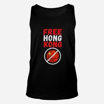 Free Hong Kong Basketball Unisex Tank Top | Crazezy