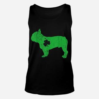 French Bulldog Irish Clover St Patrick Day Leprechaun Dog Unisex Tank Top | Crazezy AU
