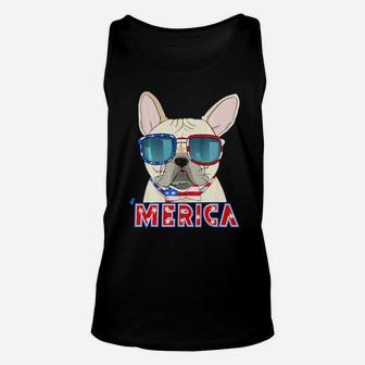 French Bulldog Merica 4Th Of July Usa Dog Puppy Unisex Tank Top - Monsterry AU
