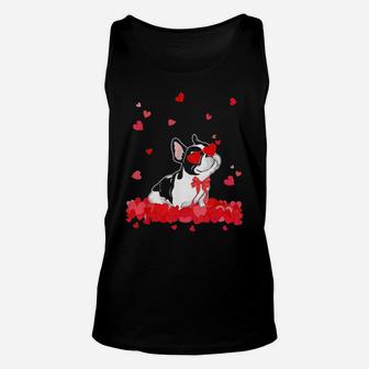 French Bulldog Valentines Day Unisex Tank Top - Monsterry DE