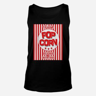Fresh Popcorn Carnival Costume Cinema Funny Vintage Popcorn Unisex Tank Top | Crazezy DE