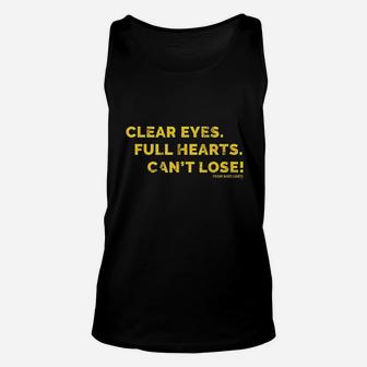 Friday Night Lights Clear Eyes Coach Taylor Unisex Tank Top | Crazezy UK