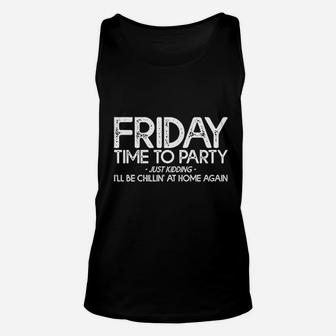 Friday Time To Party Unisex Tank Top - Thegiftio UK
