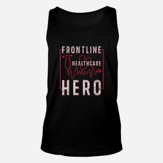 Frontline Healthcare Hero Essential Worker Nurse Unisex Tank Top | Crazezy DE
