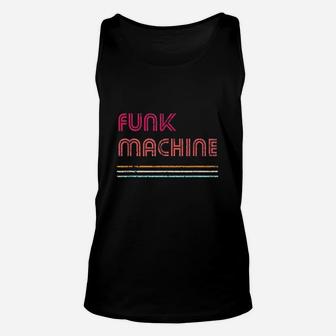 Funk Machine Retro Disco Theme Lover Funky Vintage Unisex Tank Top | Crazezy