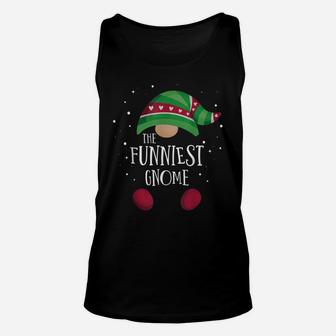 Funniest Gnome Family Matching Pajamas Christmas Gift Unisex Tank Top | Crazezy UK