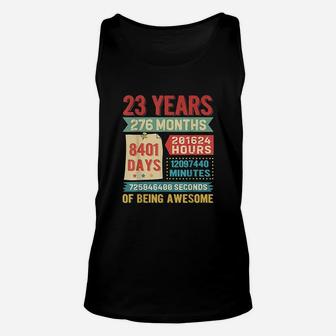 Funny 23 Years Old 276 Months 23Rd Birthday Gift Ideas Unisex Tank Top | Crazezy AU