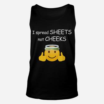 Funny Accounting Spreadsheets Cheeks Cpa Unisex Tank Top | Crazezy DE