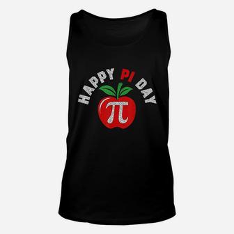 Funny Apple Pi Day Gifts For Math Lovers 314 Nerdy Symbols Unisex Tank Top | Crazezy AU