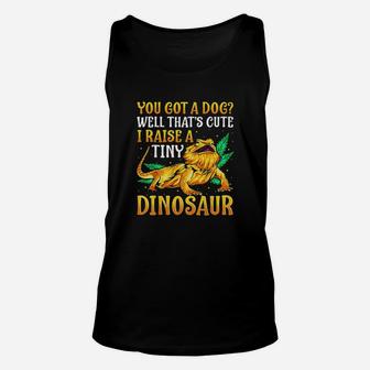 Funny Bearded Dragon Pet Reptile Lizard Lover Gifts Unisex Tank Top | Crazezy