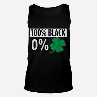 Funny Black People St Patricks Day Irish Shamrock Unisex Tank Top | Crazezy DE
