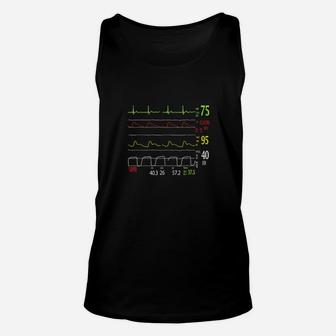 Funny Cardiologist Blood Pressure Monitor Unisex Tank Top - Monsterry CA