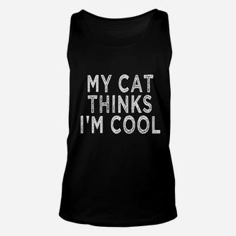 Funny Cat Gifts For Cat Lovers Cute Kitty Meme Unisex Tank Top | Crazezy UK