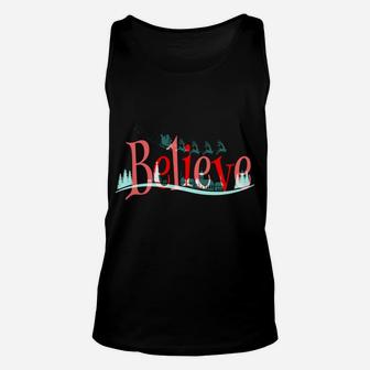 Funny Christmas Gift I Believe In Santa Claus Unisex Tank Top | Crazezy CA