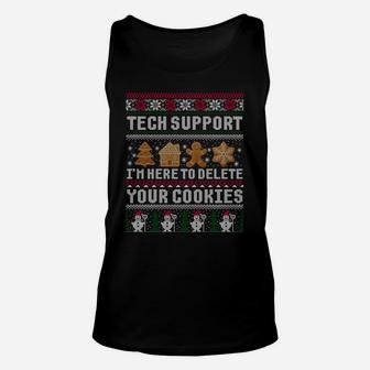 Funny Christmas Tech Support Shirt Computer Programmer Gift Sweatshirt Unisex Tank Top | Crazezy CA
