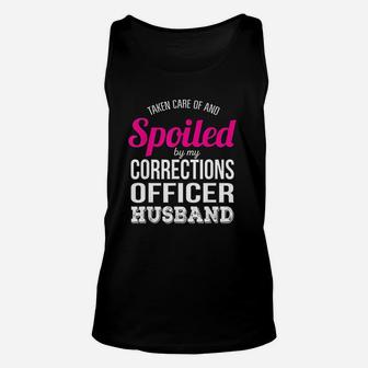 Funny Corrections Officer Wife Unisex Tank Top - Thegiftio