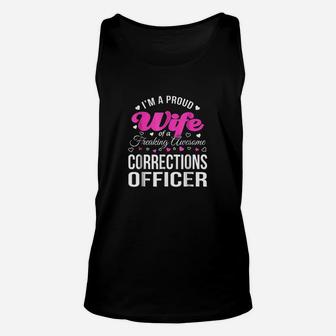 Funny Corrections Officer's Wife Unisex Tank Top - Thegiftio