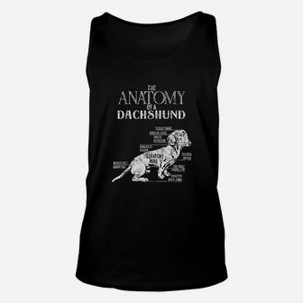 Funny Dachshund Design Outfit Dog Lover Gifts Unisex Tank Top | Crazezy