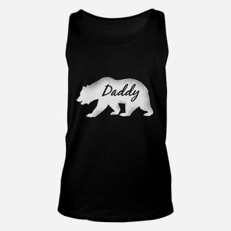 Funny Daddy Bear Graphic Great Gift Unisex Tank Top | Crazezy AU