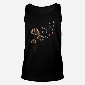 Funny Dandelion Cats Flower Colorful Pet Cat Lovely Gift Cat Unisex Tank Top | Crazezy