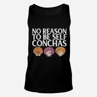 Funny Distressed Retro Vintage Shell Concha Unisex Tank Top - Monsterry AU