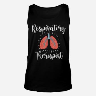 Funny Distressed Vintage Respiratory Therapist Unisex Tank Top - Monsterry AU