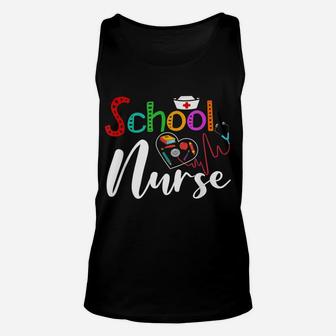 Funny Elementary And Middle School Nurse My Job Is Nursing Unisex Tank Top | Crazezy DE