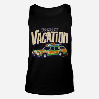 Funny Family Vacation Road Trip Station Wagon Unisex Tank Top | Crazezy AU