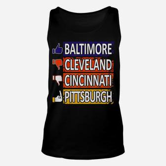 Funny Football Fan Of Baltimore City Unisex Tank Top | Crazezy AU