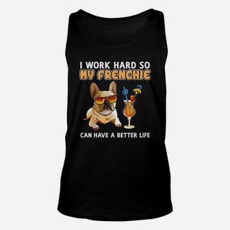 Funny Frenchie French Bulldog Lover Gifts Unisex Tank Top | Crazezy CA