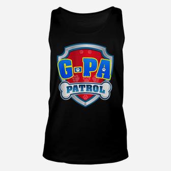 Funny G-Pa Patrol - Dog Mom, Dad For Men Women Unisex Tank Top | Crazezy CA