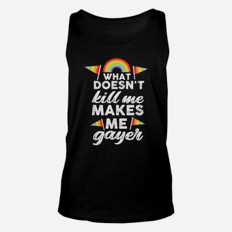 Funny Gay And Rainbow Flag Unisex Tank Top - Monsterry UK