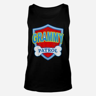 Funny Grammy Patrol - Dog Mom, Dad For Men Women Gift Unisex Tank Top | Crazezy DE
