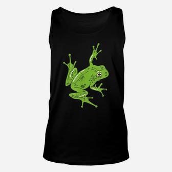 Funny Graphic Tree Frog Unisex Tank Top | Crazezy UK
