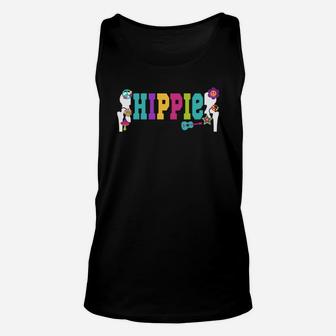 Funny Hippie Tee For Hip Replacement Surgery Unisex Tank Top - Thegiftio UK