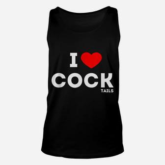 Funny I Love Cocktails Drinking Pun Gift Unisex Tank Top | Crazezy DE