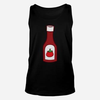 Funny Ketchup I Put Ketchup On My Ketchup Unisex Tank Top | Crazezy CA