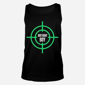 Funny Laser Tag Birthday Party Cute Laser Tag Unisex Tank Top | Crazezy