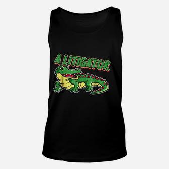 Funny Lawyer Legal Attorney A Litigator Graphic Unisex Tank Top - Thegiftio UK