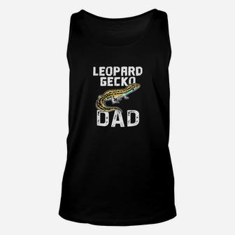 Funny Leopard Gecko Graphic Lizard Lover Reptile Dad Gift Unisex Tank Top | Crazezy AU