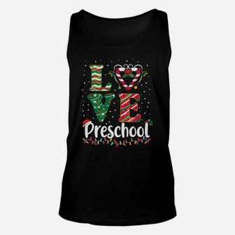 Funny Love Preschool Christmas Teacher Students Gifts Unisex Tank Top | Crazezy AU