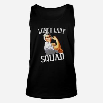 Funny Lunch Lady Gifts Cafeteria Worker Lunch Lady Squad Unisex Tank Top - Thegiftio